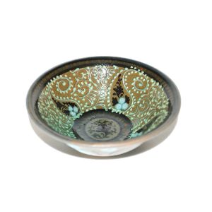 luxurious ceramic salad bowl with colourful design for sale
