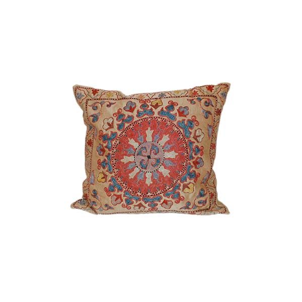 Ornate Cushion Delicate Hand Embroidered Design