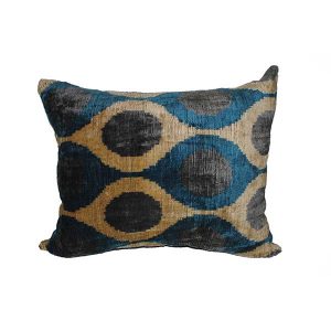 handwoven velvet cushion with unique design for sale in uk