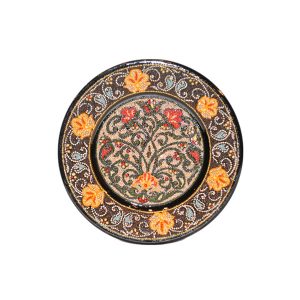 luxurious handmade plate with colourful design for sale