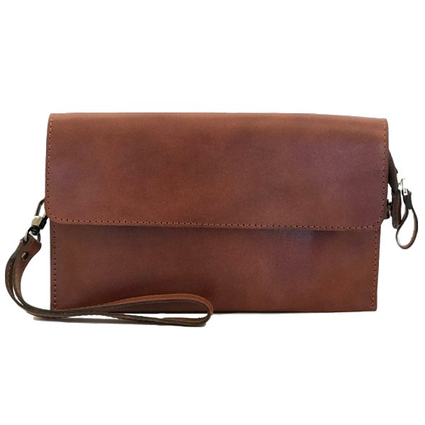 mens leather clutch